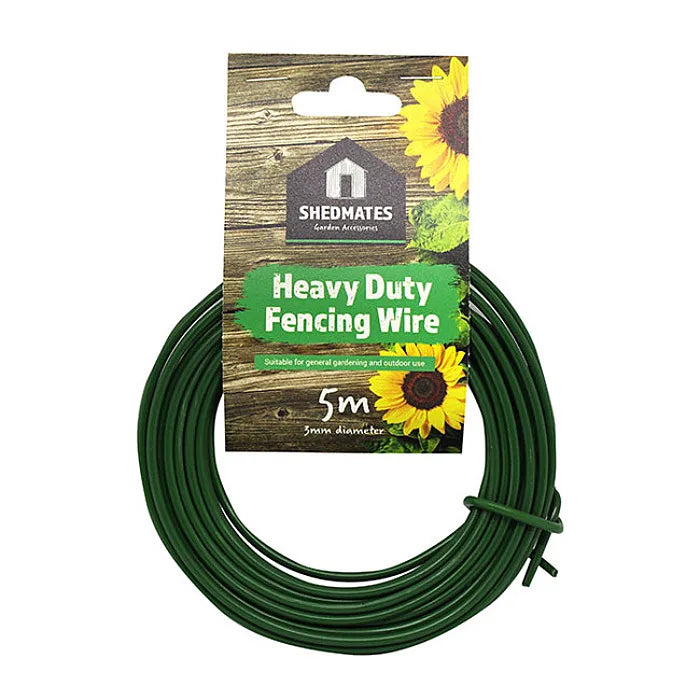 Shedmates Heavy Duty Fencing Wire 3mm Diameter 5m Length