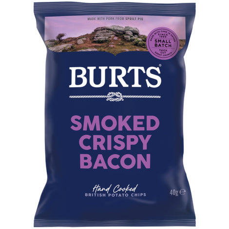 Burts Smoked Bacon Crisps 40g