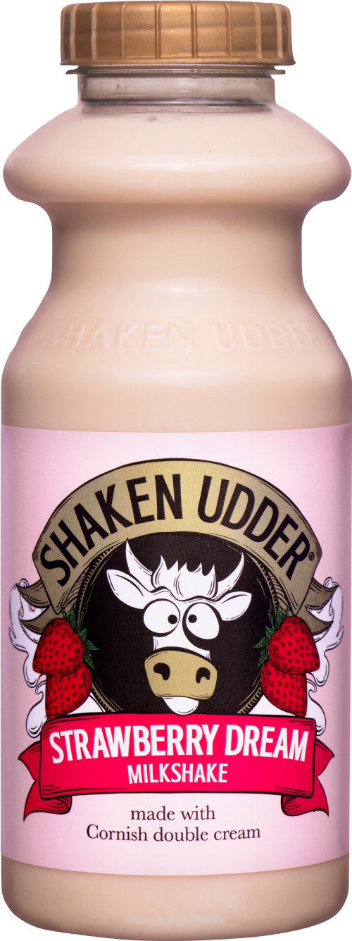 Shaken Udder Strawberry Milkshake 330ml