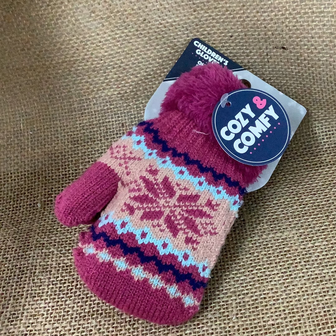 Kids Mittens Age 4-7 (Assorted)