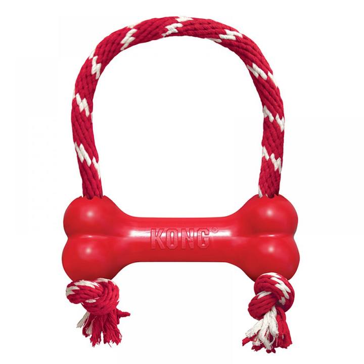 KONG, Goodie Bone With Rope - Medium