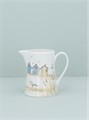 Gisela Graham Beach Huts Bone China Jug (Small)