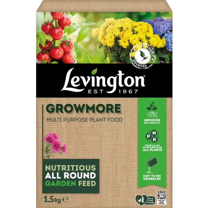 Levington Growmore Multi Purpose Plant Feed 1.5kg