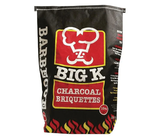 Big K Barbecue Charcoal Briquettes 10kg