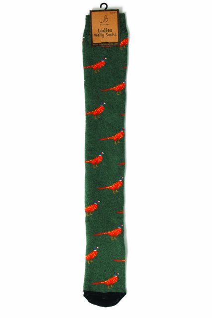 Bartleby Funky Welly Socks 4-7 Pheasant