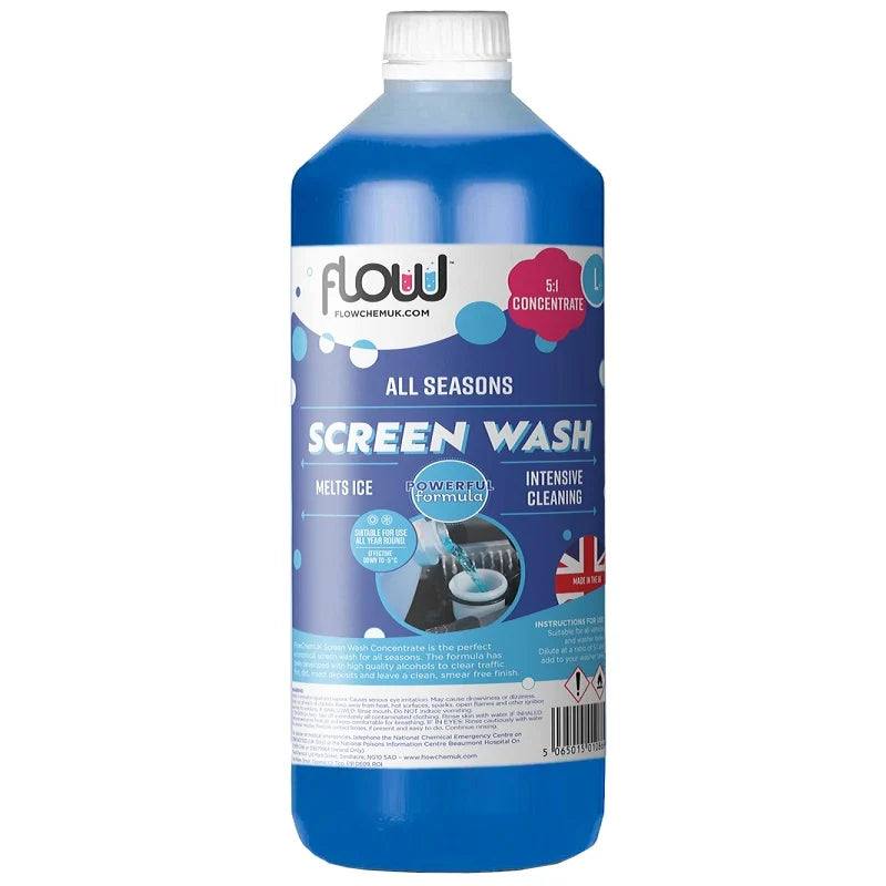 Flow, All Season Screen Wash Concentrate 1L