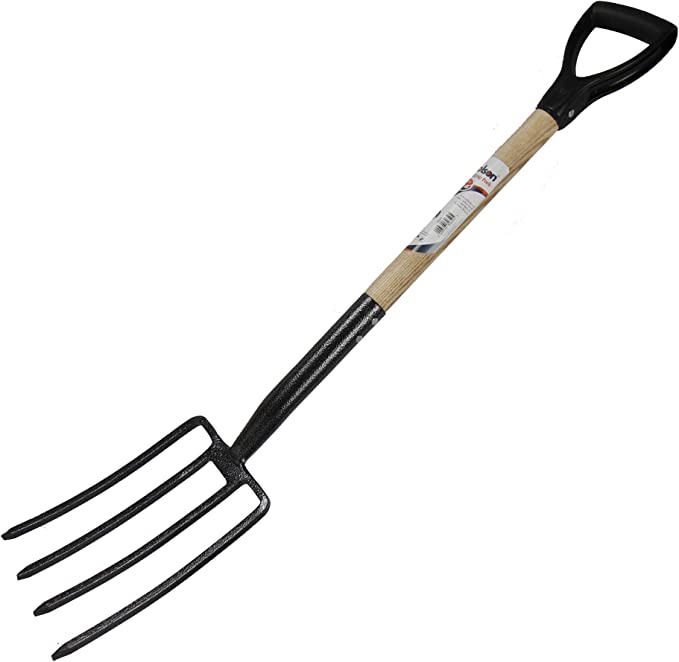 Rolson Garden Digging Fork With Ash Handle
