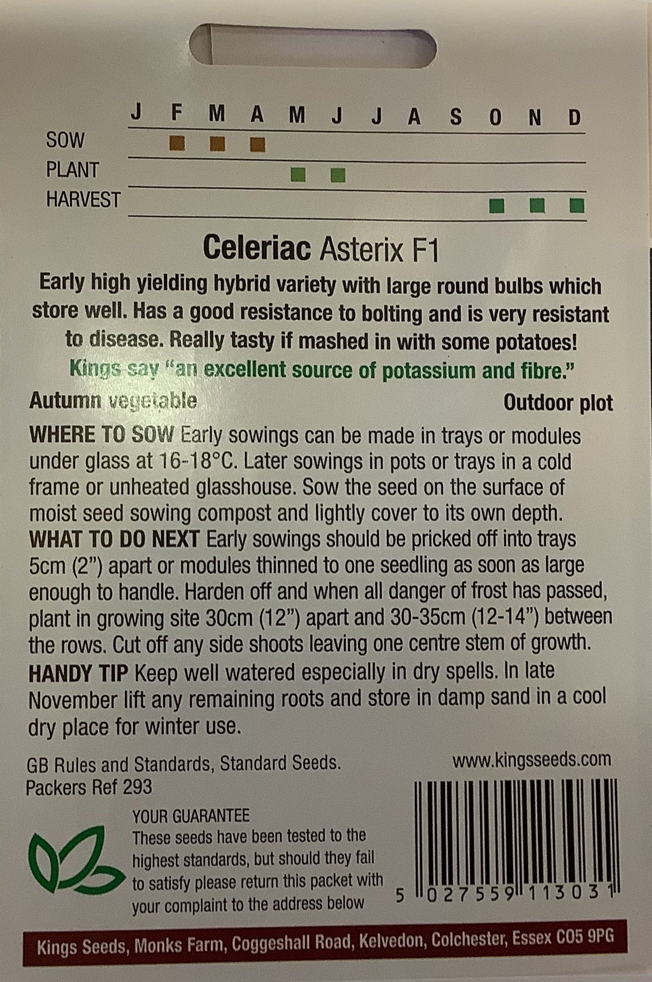 Kings Seeds Celeric Asterix F1