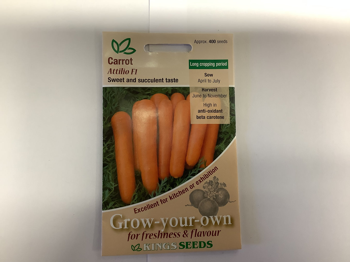 Kings Seeds Carrot Attilio F1