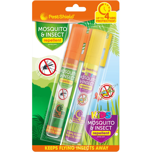 PestShield, Mosquito & Insect Repellent Spray Pen + Kids Spray Pen