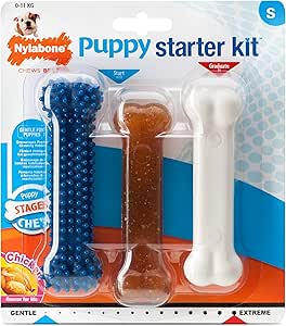 Nylabone Puppy Stater Kit Chicken Flavour