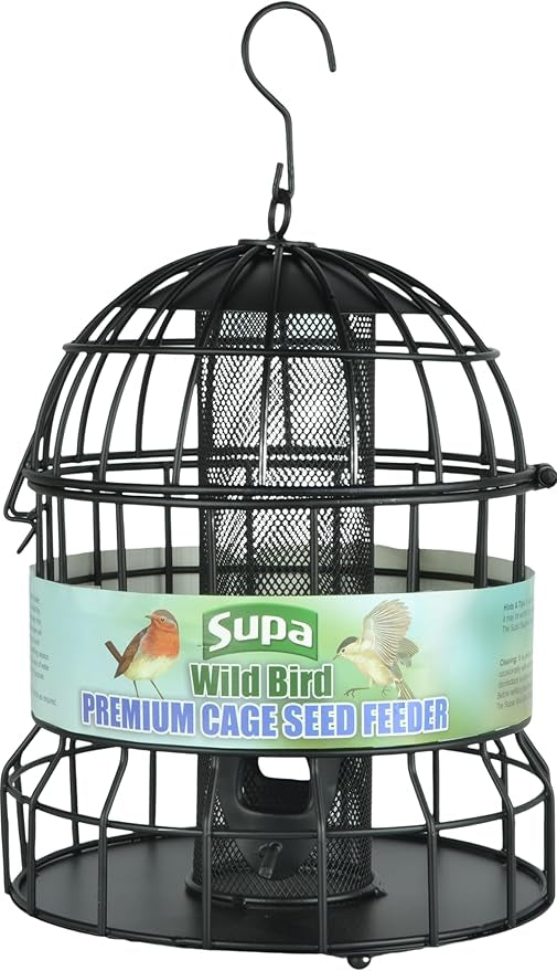 Supa Wild Bird Cage Feeder- Large Bird & Squirrel Deterrent