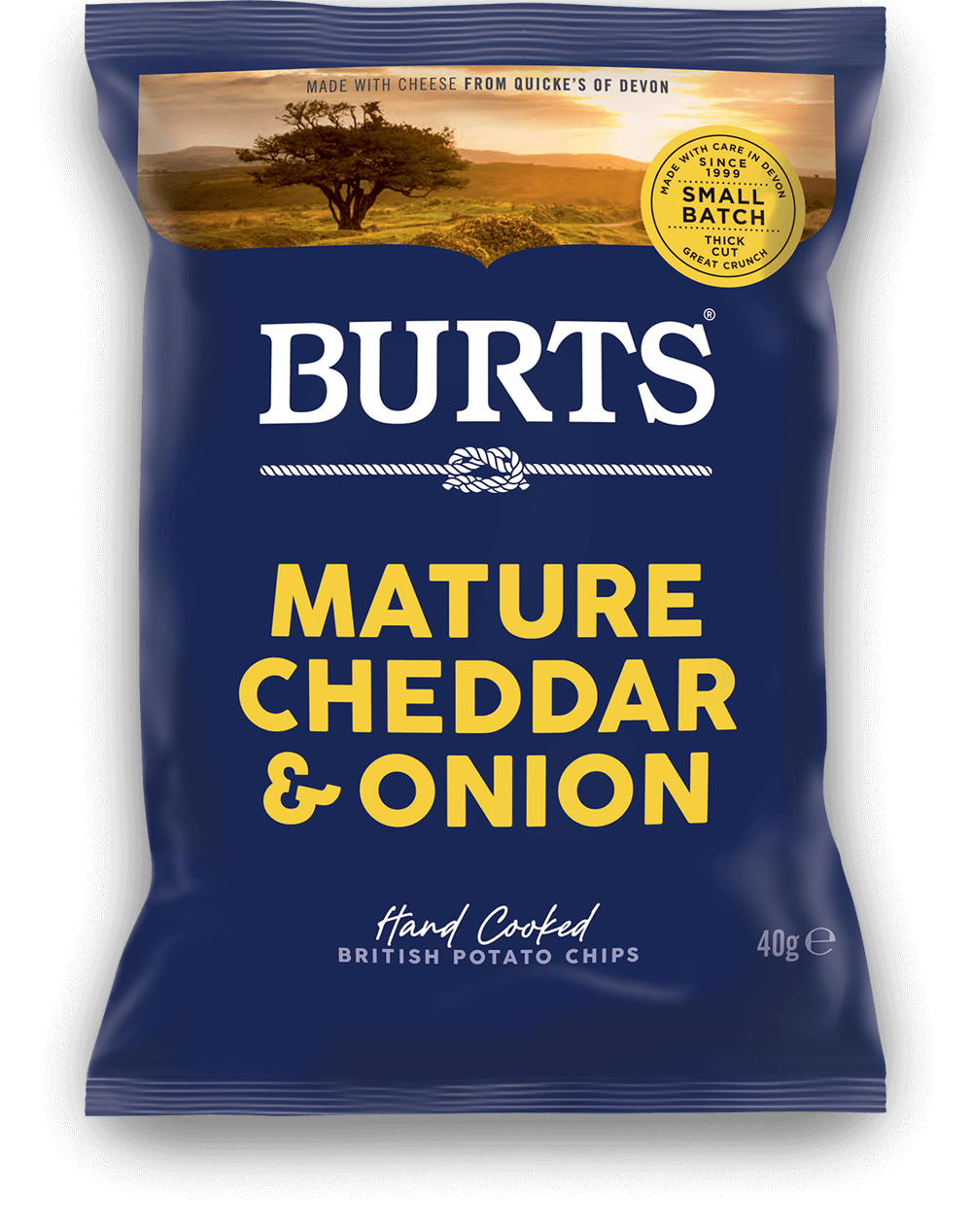 Burts Mature Cheddar Cheese & Onion 150g