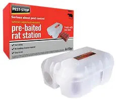 Pest-Stop Pre Baited Rat Station 6x10g