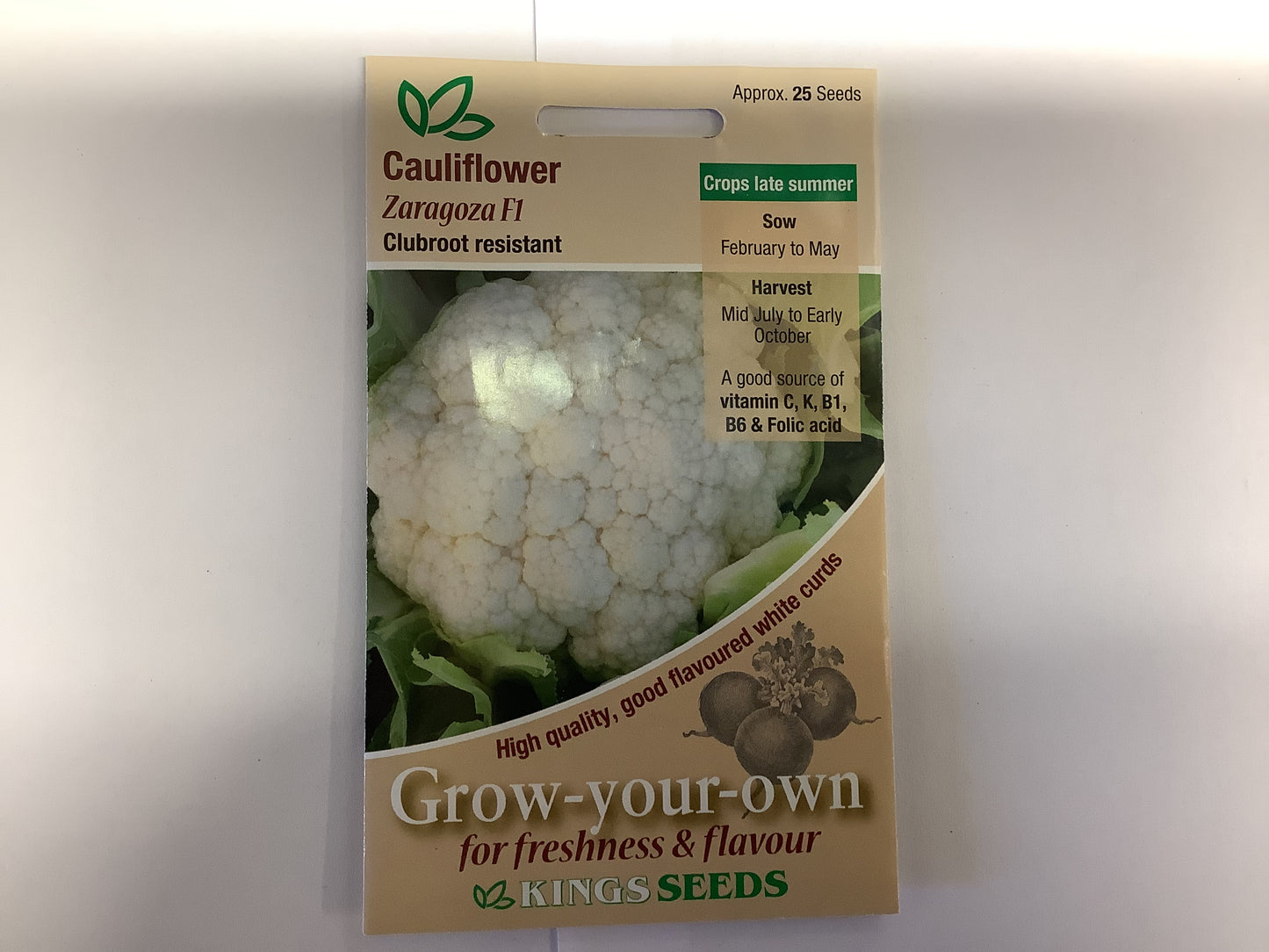 Kings Seeds Cauliflower Zaragoza F1