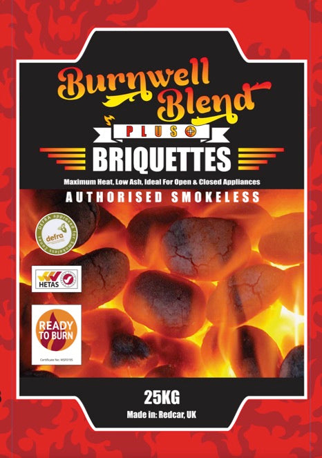 Smokeless Coal, 25kg, Burnwell Plus