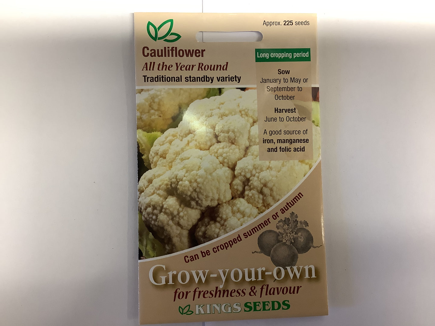 Kings Seeds Cauliflower All The Year Round