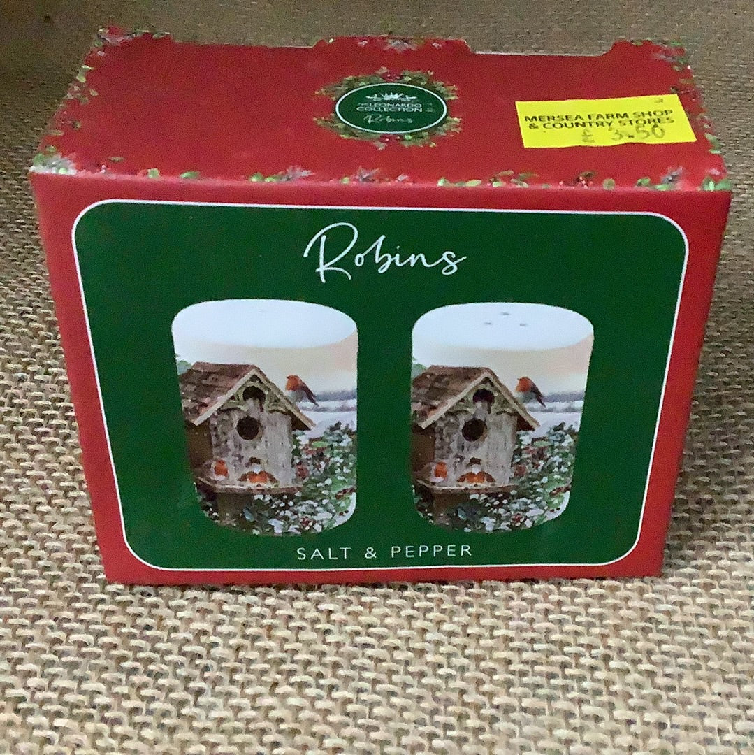 Lesser & Pavey Robins Salt & Pepper Pots