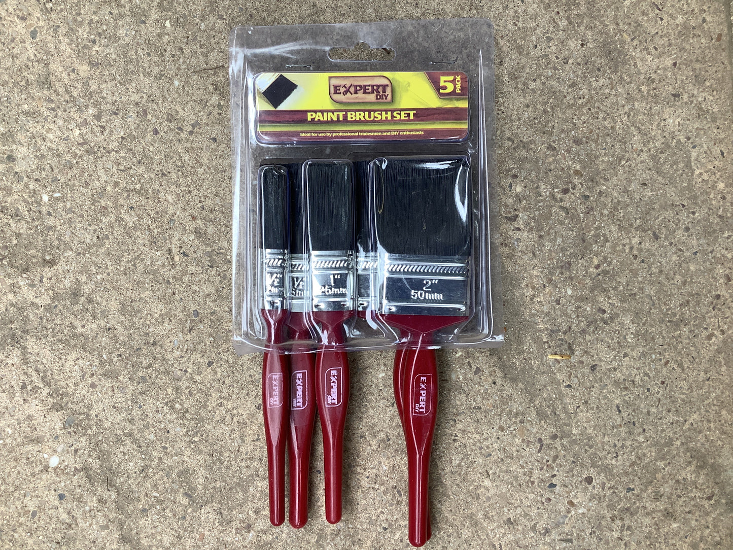 Expert DIY Paint Brush Set 5pk