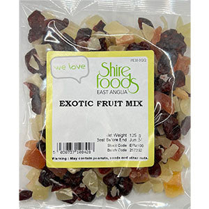 Shirefoods Exotic Fruit Mix 125g