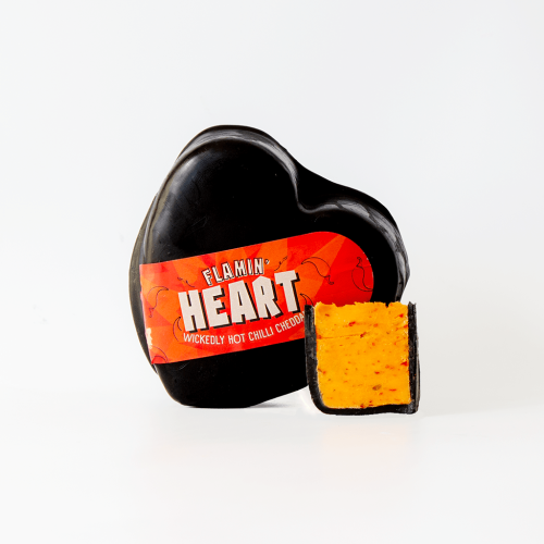 Our Flamin' Heart Wickedly Hot Chilli Cheddar200g