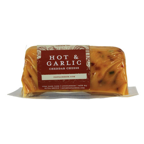 Our Hot & Garlic Cheddar Cheese Barrel 145g