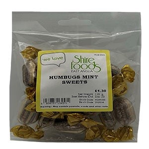 Shirefoods Mint Humbugs 100g