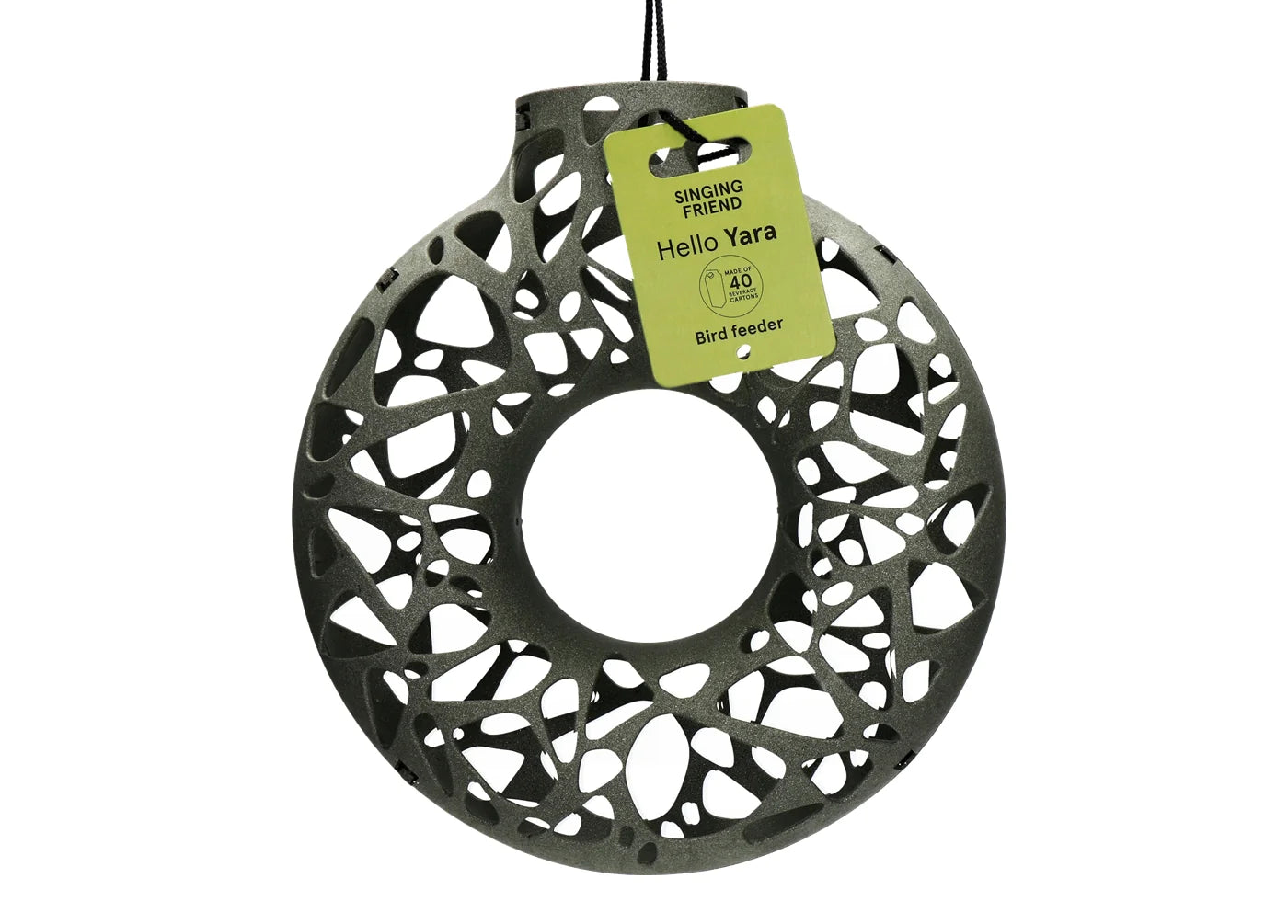 Singing Friend "Hello Yara" Fat Ball Feeder