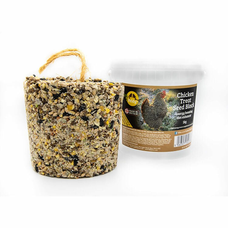 Feldy, Chicken Treat Seed Block 1kg