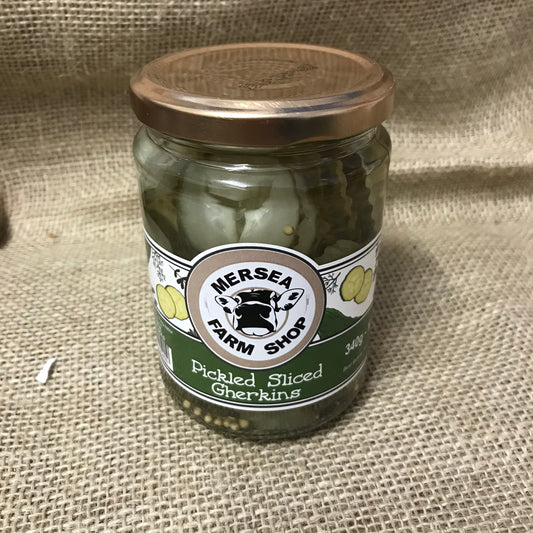 Mersea Farm Shop Pickled Sliced Gherkins