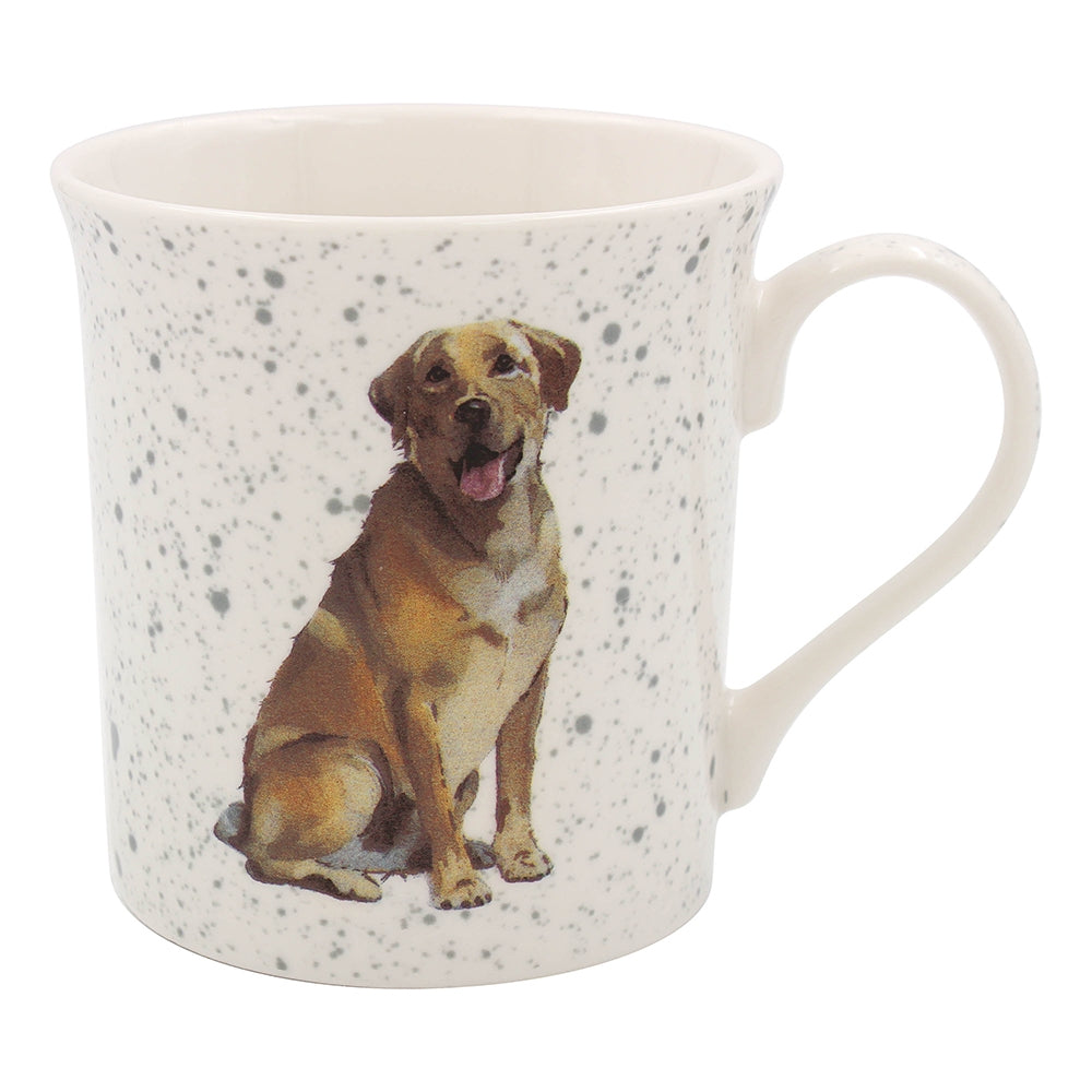 Waggy Tails Labrador Fine China Mug