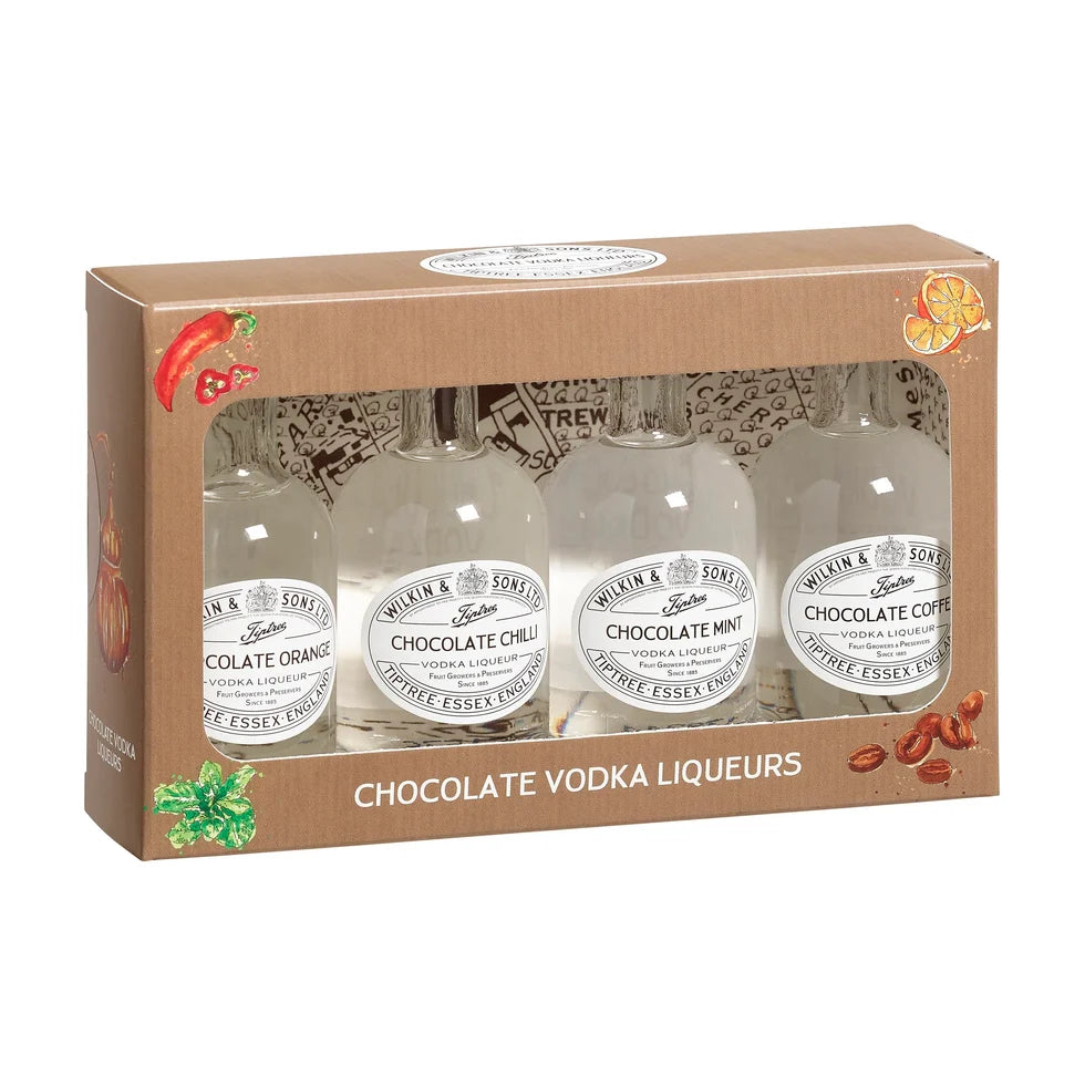 Wilkins Chocolate Vodka Liqueurs Set x4
