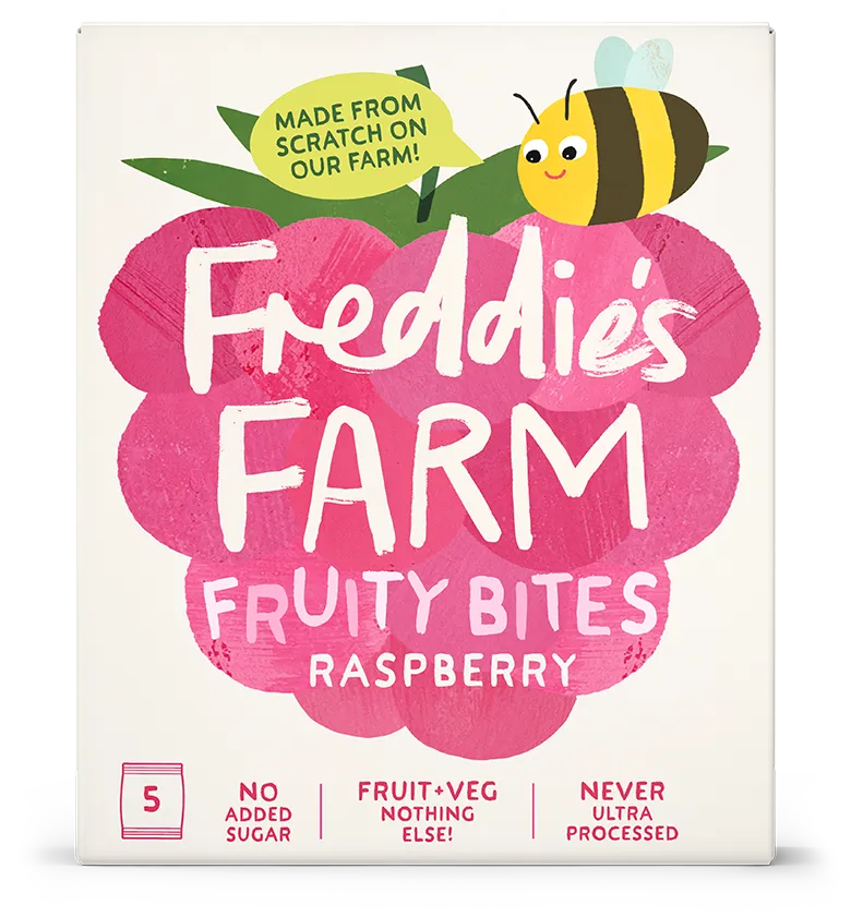 Freddies Farm Fruity Bites Raspberry 20g