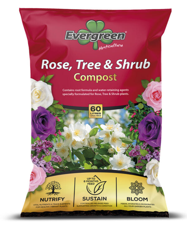 Rose, Tree & Shrub Compost 60L
