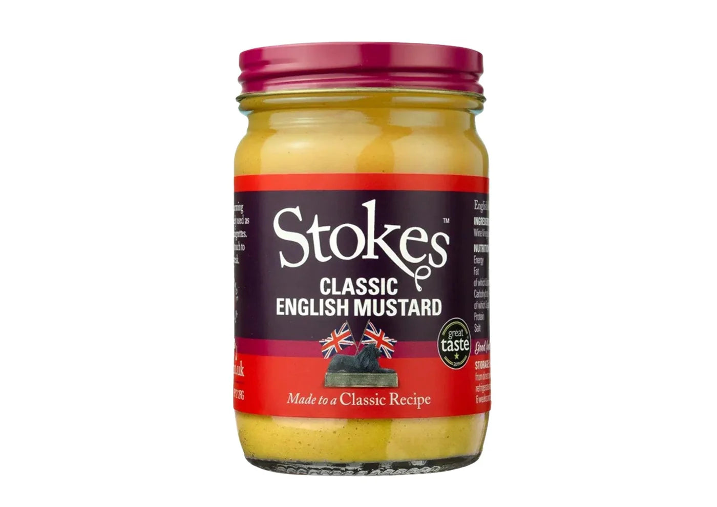 Stokes Classic English Mustard 185g