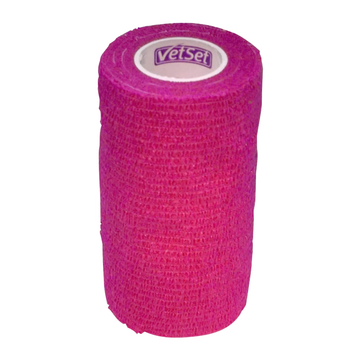 VetSet Wrap Tec Cohesive Bandage 4.5m x 100mm Pink