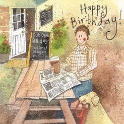 Alex Clark "Last Orders" Card (Happy Birthday)