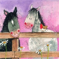 Alex Clark "Horse Whispers" Card (Blank)