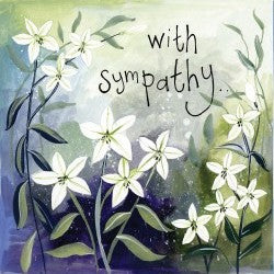 Alex Clark "White Lilies" Card (Sympathy)