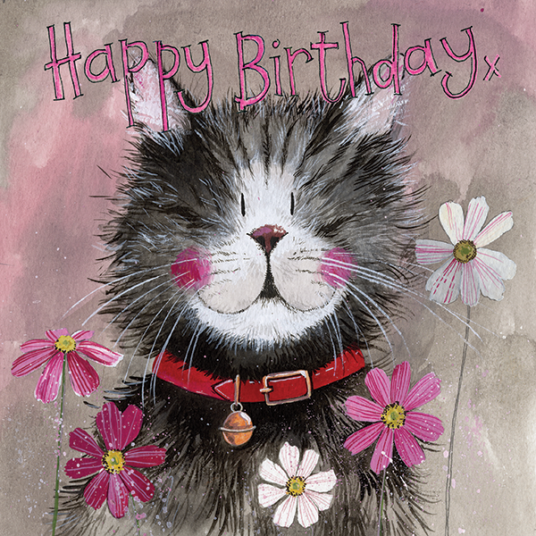 Alex Clark "Whiskers" Card (Happy Birthday)