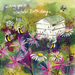 Alex Clark "Ragged Robin" Card (Happy Birthday)