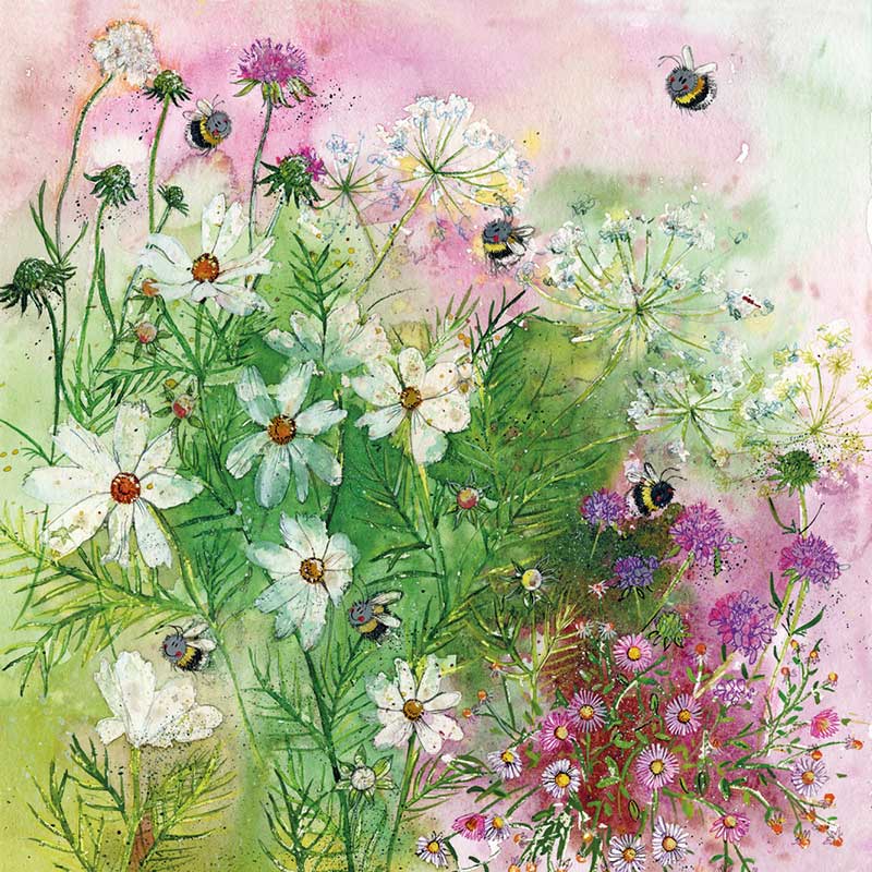 Alex Clark "Bees In Summer" Card (Blank)