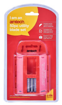 Amtech Utility Blade Set 50pcs
