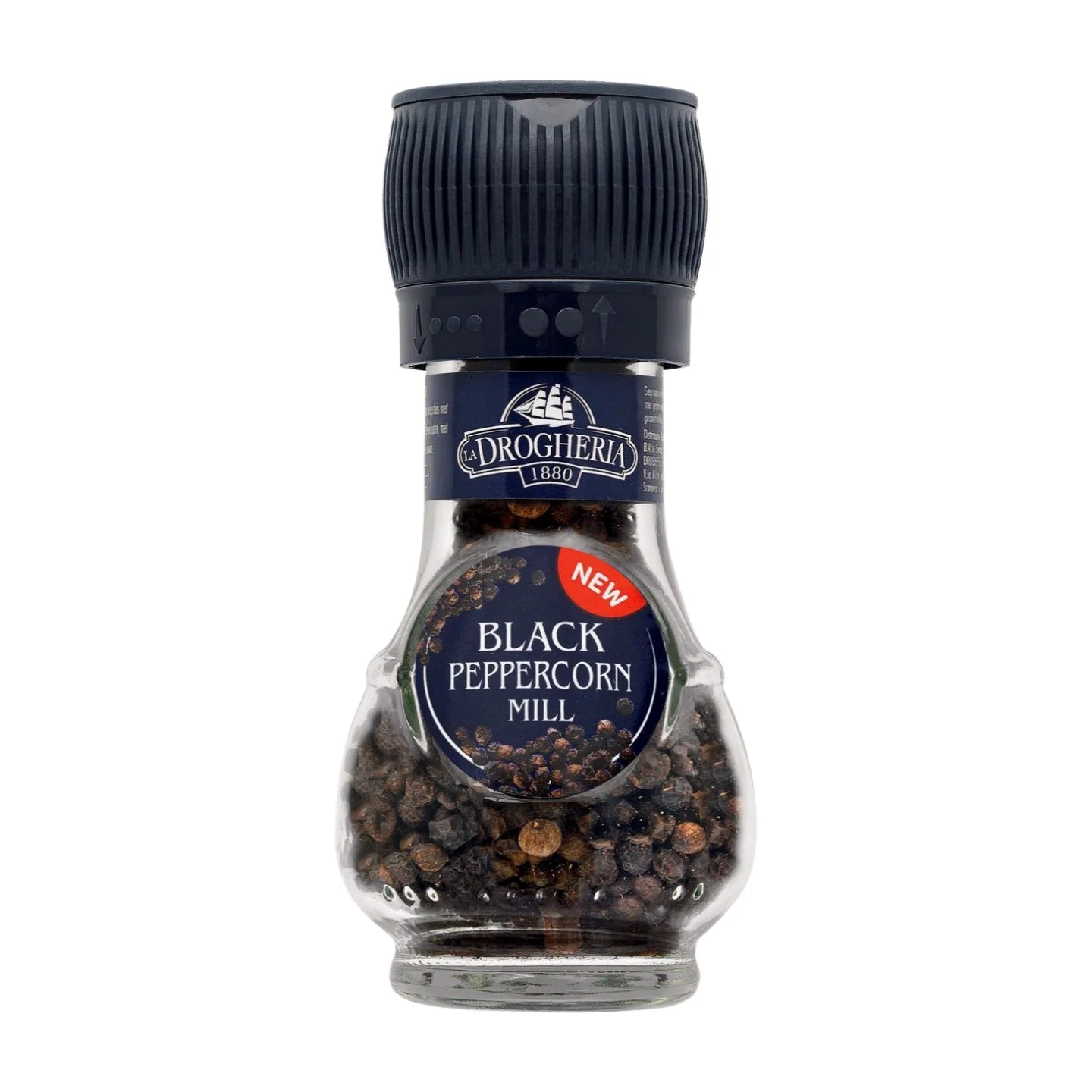 Drogheria Black Peppercorn Mill 45g