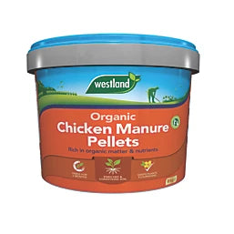 Westland Organic Chicken Manure Pellets 8kg Tub