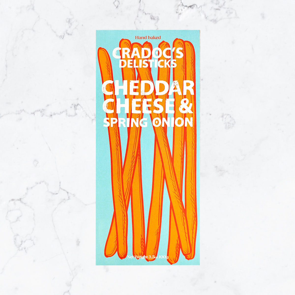 Cradoc's Cheddar & Spring Onion Delisticks 100g