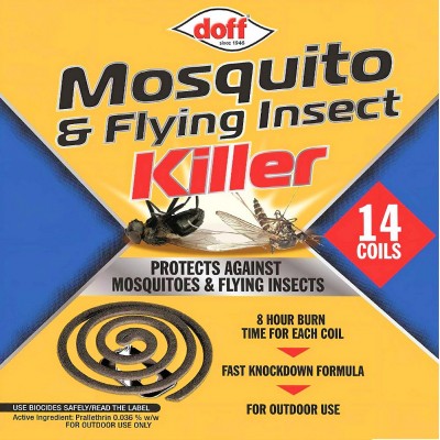 Doff Mosquito & Flying Insect Killer Coils 14 Pack