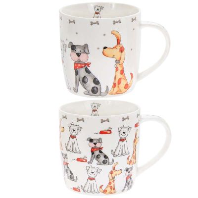 Faithful Friends Dog Fine China Mug
