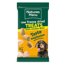 Natures Menu Freeze Dried 100% Chicken Bites Dog Treats 15g
