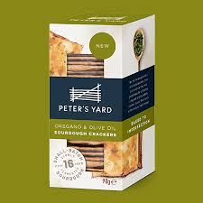 Peter's Yard- Oregano & Olive Oil Sourdough Crackers 90g